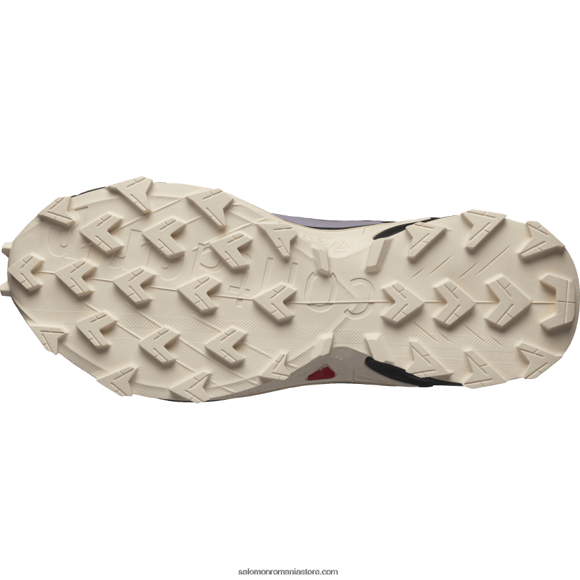 Salomon peisaj lunar/negru/piersică fragedă pantofi de alergare pentru femei - supercross 4 6D8X2J1545
