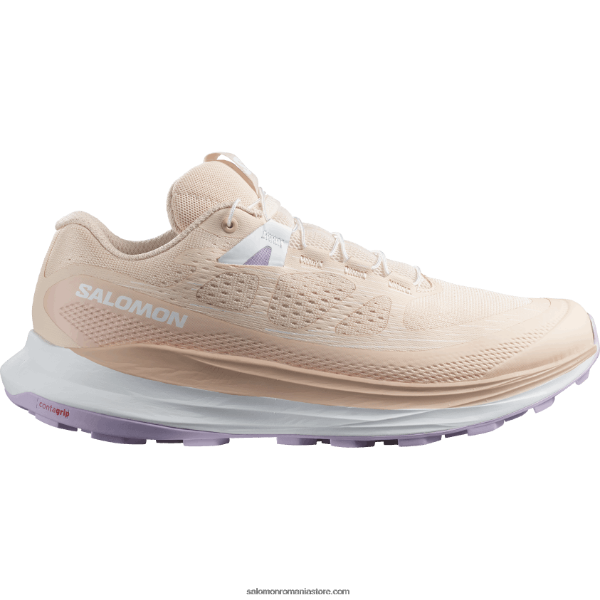 Salomon piersic fraged/flor de orhidee/alb pantofi de trail de damă - ultra glide 2 6D8X2J1492