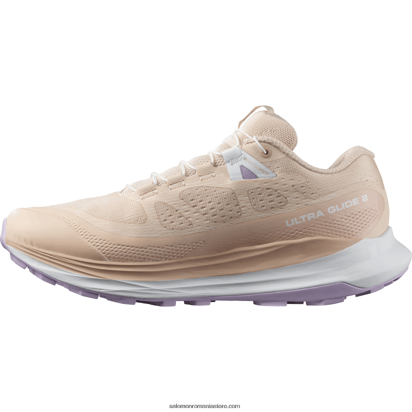 Salomon piersic fraged/flor de orhidee/alb pantofi de trail de damă - ultra glide 2 6D8X2J1492