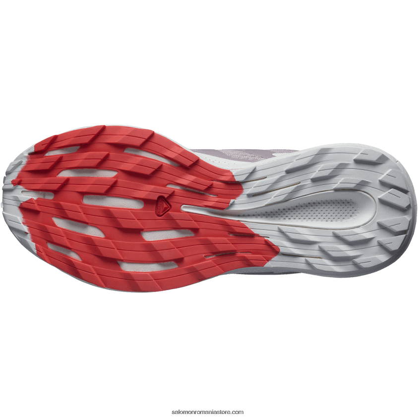 Salomon prepeliță/roșu lunar/roșu mac pantofi de alergare trail damă - pulsar trail 6D8X2J1512