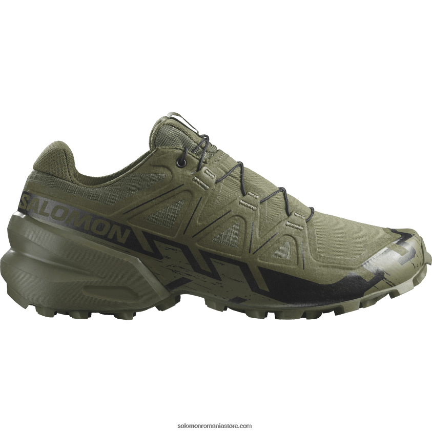 Salomon ranger verde/negru pantofi de trail de damă - speedcross 6 forces 6D8X2J803