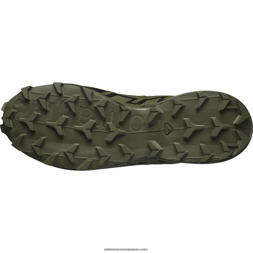 Salomon ranger verde/negru pantofi de trail de damă - speedcross 6 forces 6D8X2J803