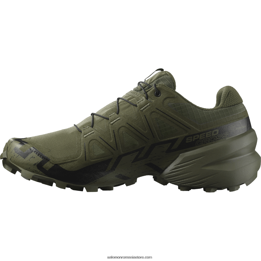 Salomon ranger verde/negru pantofi de trail de damă - speedcross 6 forces 6D8X2J803