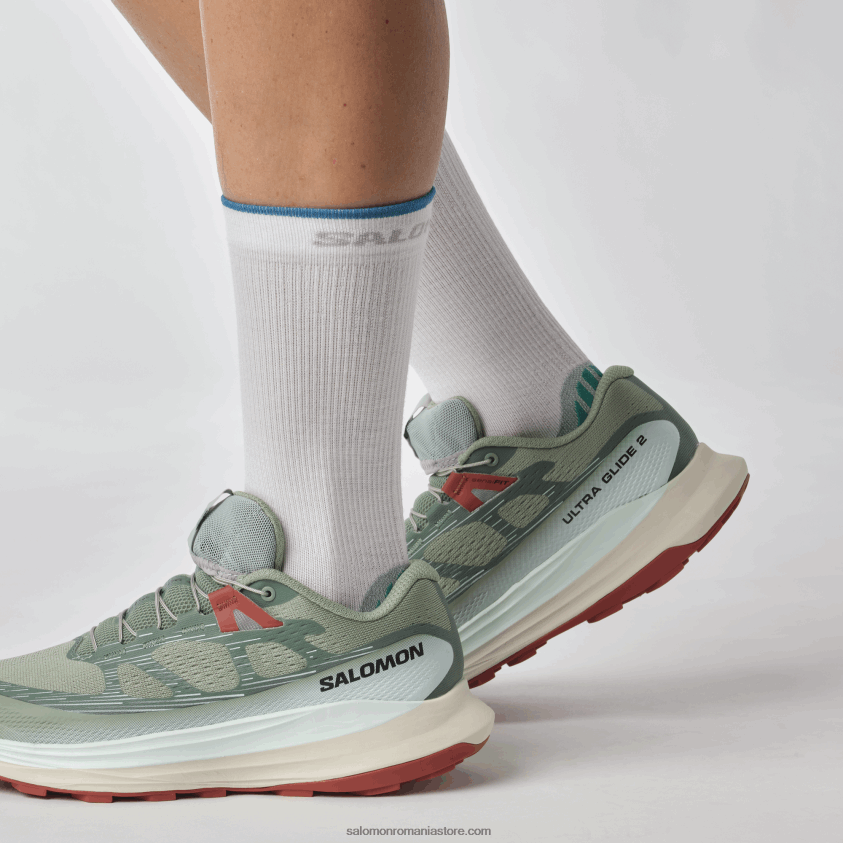 Salomon tampon de crin/aqua albit/sos iute pantofi de trail de damă - ultra glide 2 6D8X2J1489