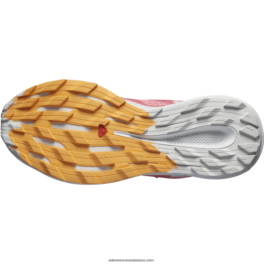 Salomon trandafir de ceai/nor de nimbus/portocaliu aprins pantofi de alergare trail damă - pulsar trail 6D8X2J1511