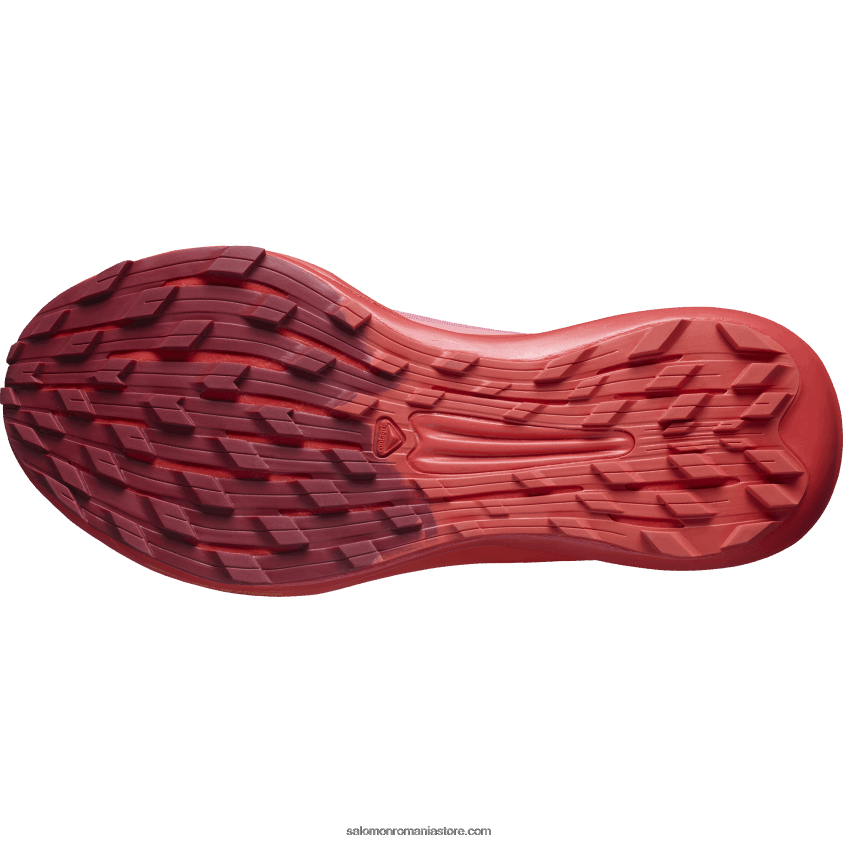 Salomon trandafir de ceai/roșu ciclist/portocaliu aprins pantofi de trail de damă - pulsar trail pro 6D8X2J1533