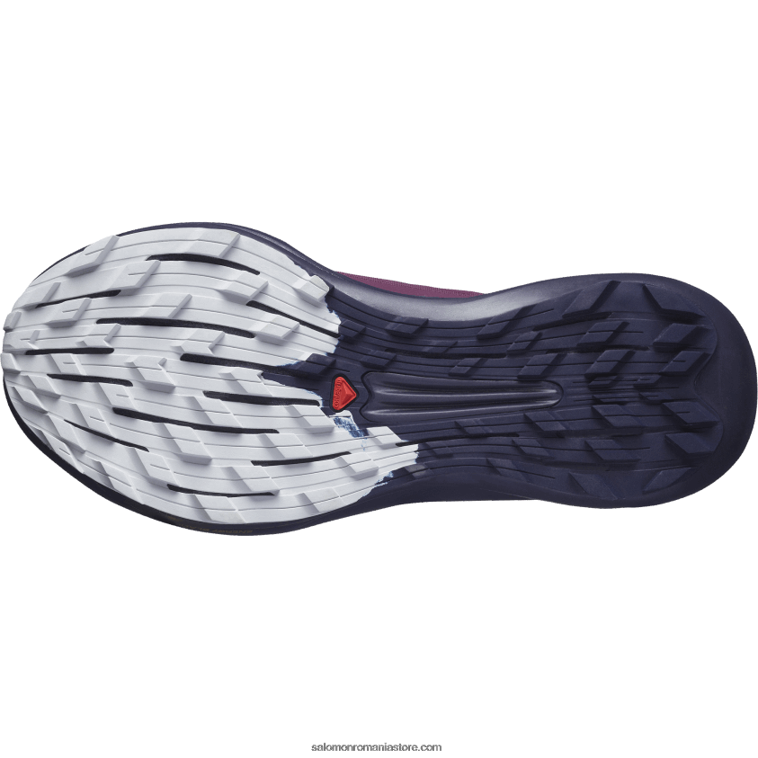 Salomon vin de struguri/cer de noapte/stâncă lunară pantofi de trail de damă - pulsar trail pro 6D8X2J1532