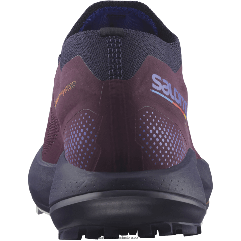 Salomon vin de struguri/cer de noapte/stâncă lunară pantofi de trail de damă - pulsar trail pro 6D8X2J1532