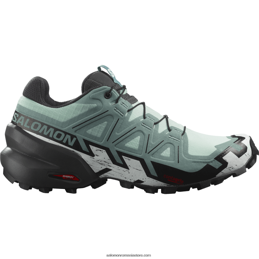 Salomon yucca/abanos/alb pantofi de alergare trail damă - speedcross 6 6D8X2J1505