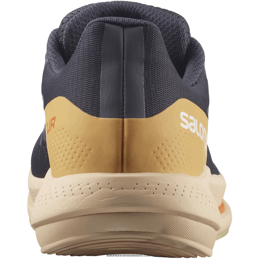 Salomon abanos/crema de migdale/verde praz pantofi de alergare dama - spectur 6D8X2J749
