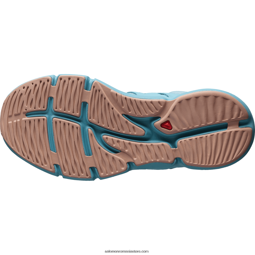 Salomon albastru cristal/albastru delphinium/sirocco pantofi de alergare pentru femei - predict soc 2 6D8X2J757