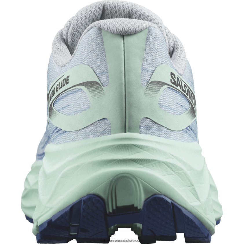 Salomon albastru perlat/yucca/albastru clematis pantofi alergare damă - aero glide 6D8X2J1151