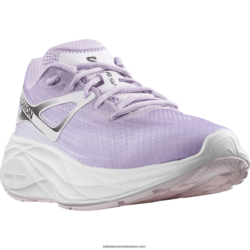 Salomon floare de orhidee/roz leagăn/alb pantofi alergare damă - aero glide 6D8X2J1152
