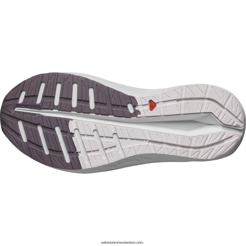 Salomon leagăn roz/alb/peisaj lunar pantofi de alergare damă - aero blaze 6D8X2J740