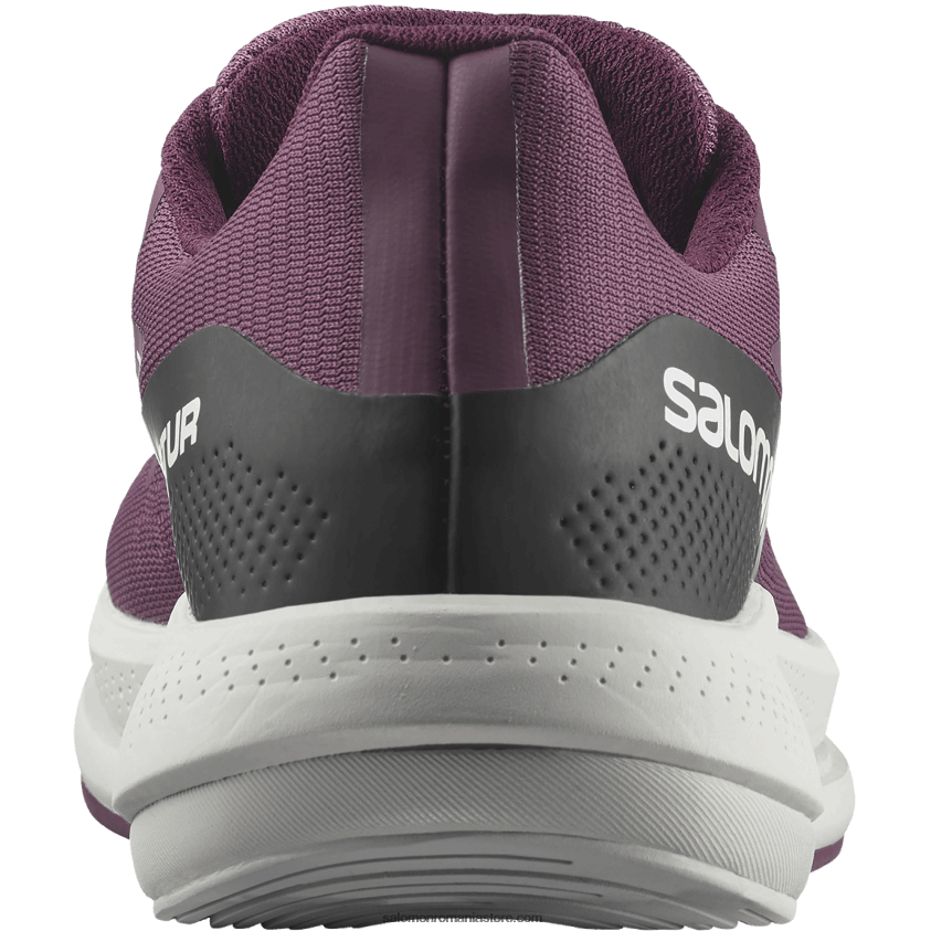Salomon lemn de lalele/rocă lunară/vin de struguri pantofi de alergare dama - spectur 6D8X2J748