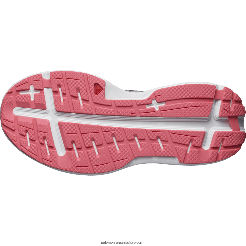 Salomon negru/aliaj/trandafir de ceai pantofi alergare damă - aero glide 6D8X2J1148