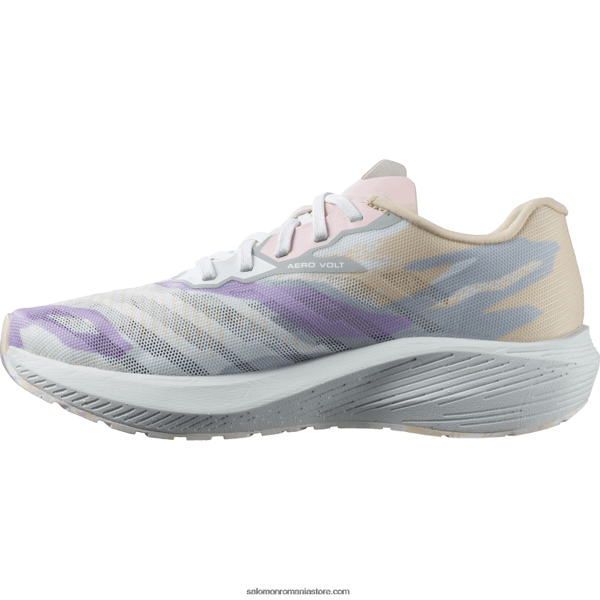 Salomon piersic fraged/albastru sidefat/alb pantofi de alergare dama - aero volt 6D8X2J754