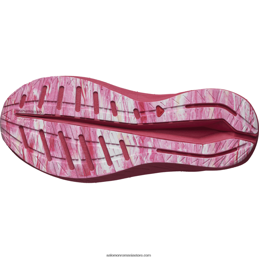 Salomon piersic fraged/roz virtual/alb pantofi de alergare dama - aero volt 6D8X2J753