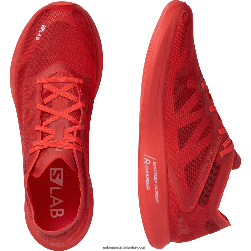 Salomon roșu de cursă pantofi alergare dama - s/lab phantasm 6D8X2J750