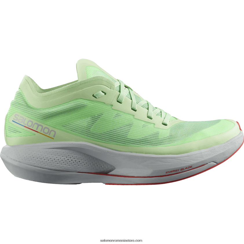 Salomon verde patinat/albastru perlat/rosu mac pantofi de alergare damă – fantasmă 6D8X2J744