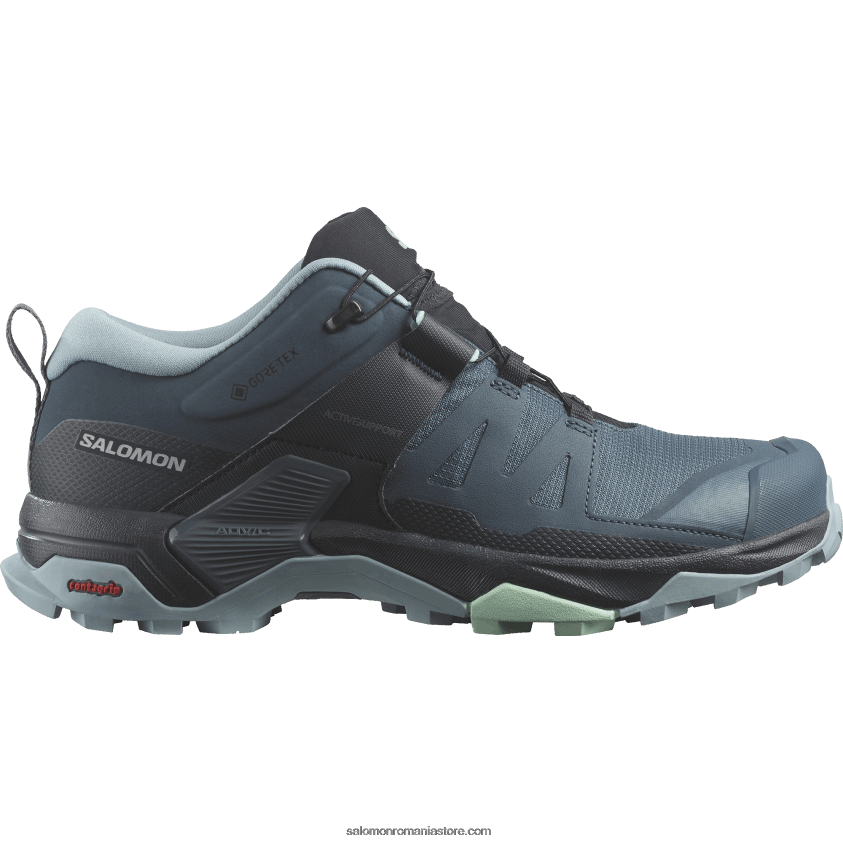 Salomon Stargazer/carbon/stone blue pantofi de drumeție damă - x ultra 4 gore-tex 6D8X2J1138