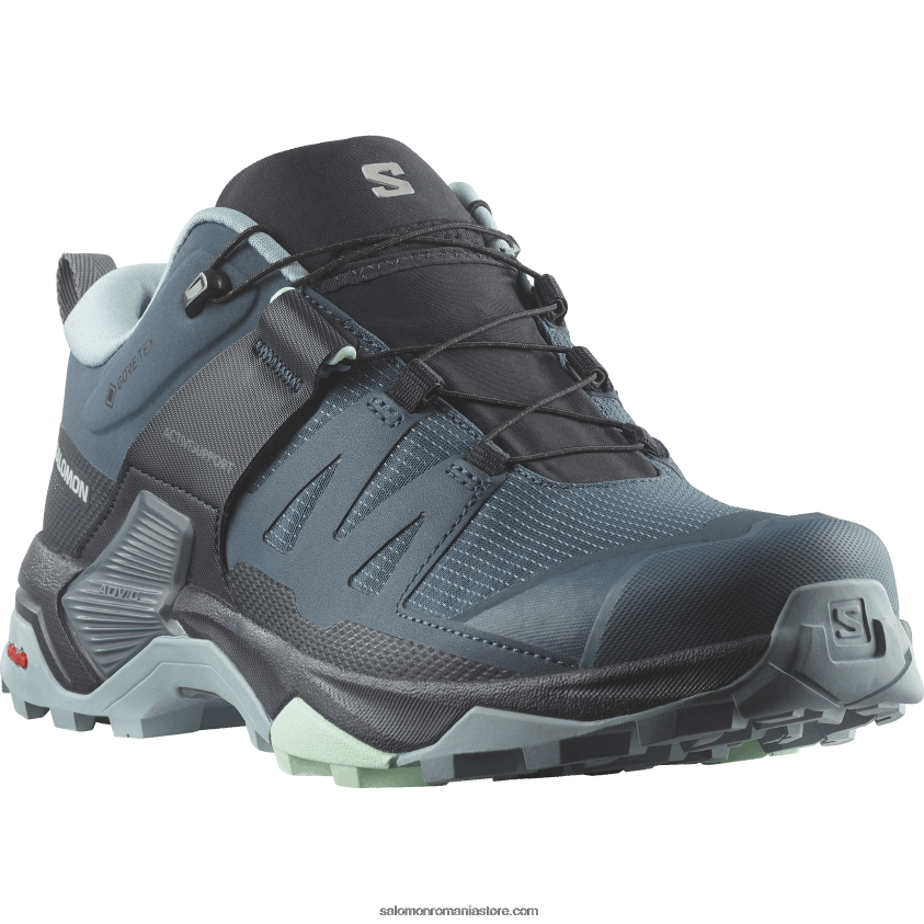 Salomon Stargazer/carbon/stone blue pantofi de drumeție damă - x ultra 4 gore-tex 6D8X2J1138