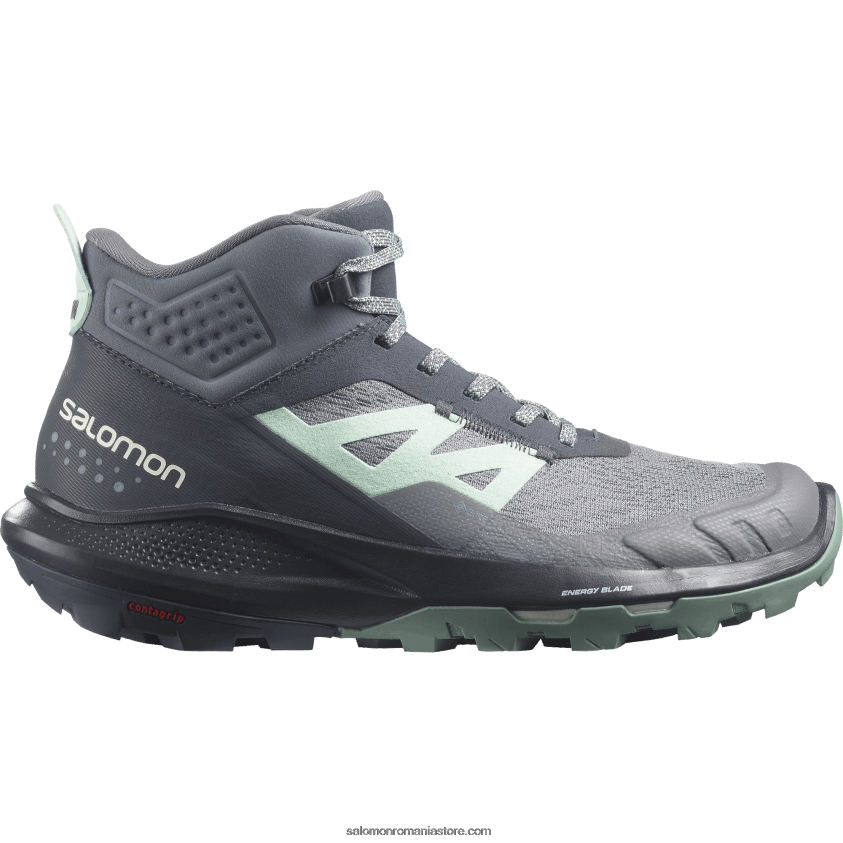 Salomon abanos/nuanta linistita cizme de drumetie dama - outpulse mid gore-tex 6D8X2J1117