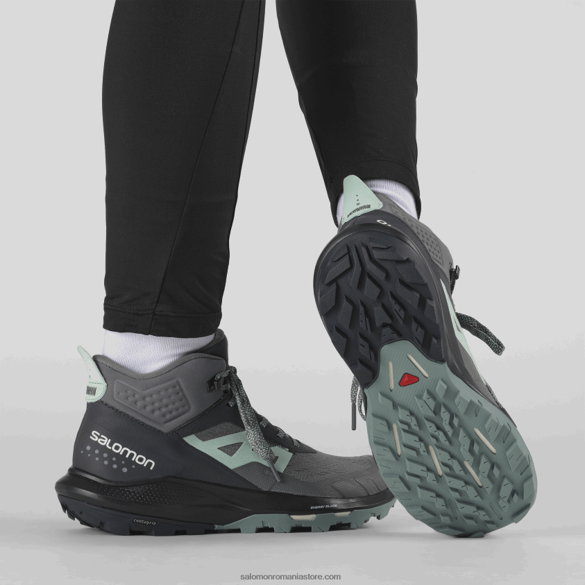 Salomon abanos/nuanta linistita cizme de drumetie dama - outpulse mid gore-tex 6D8X2J1117