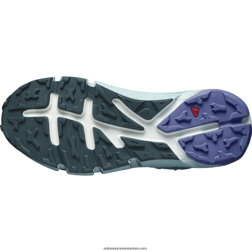 Salomon albastru piatră/atlantic adânc/cerul granada cizme de drumeție damă - predict hike mid gore-tex 6D8X2J1132