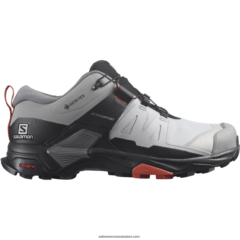 Salomon aliaj/nuanta linistita/Siena arsa pantofi de drumeție damă - x ultra 4 wide gore-tex 6D8X2J739