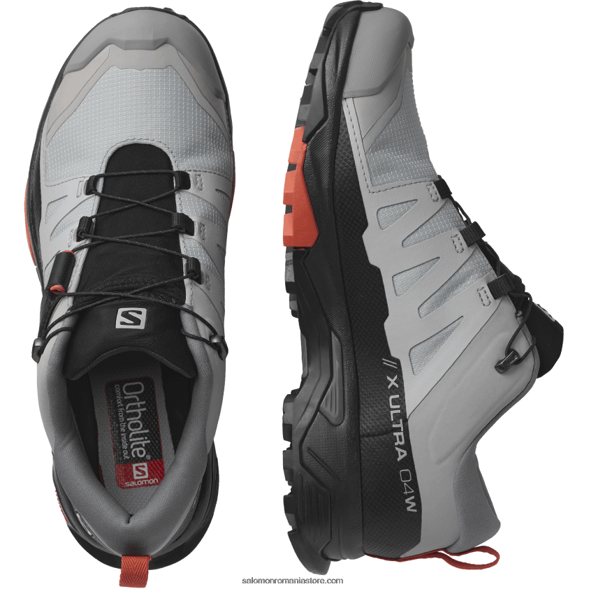 Salomon aliaj/nuanta linistita/Siena arsa pantofi de drumeție damă - x ultra 4 wide gore-tex 6D8X2J739