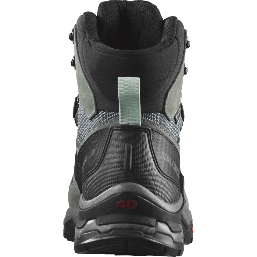 Salomon ardezie/trooper/opal blue ghete de drumeție din piele de damă - quest 4 gore-tex 6D8X2J1129