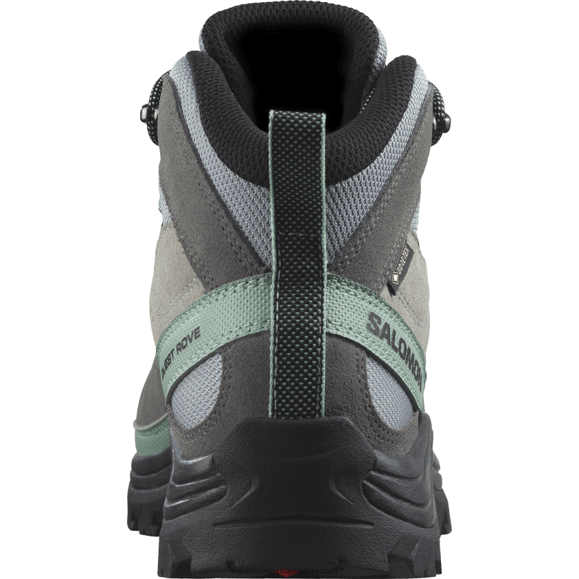 Salomon cariera/umbra linistita/negru cizme de drumetie dama din piele - quest rove gore-tex 6D8X2J1143