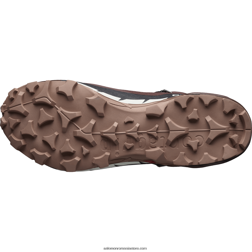 Salomon ciocolată amară/mousse mocha/gheață de vanilie cizme de drumetie dama - cross hike 2 mid gore-tex 6D8X2J738