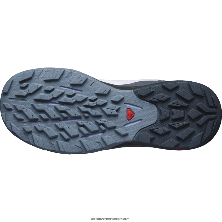 Salomon gheață arctică/cerneală de India/înflorire de orhidee cizme de drumetie dama - outpulse mid gore-tex 6D8X2J1114
