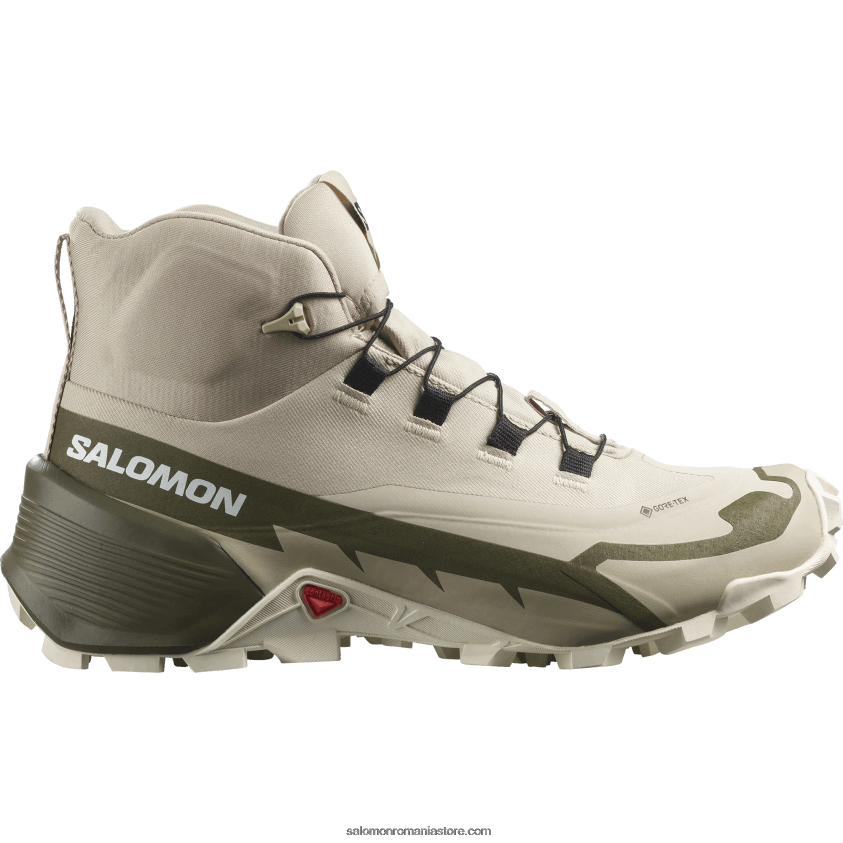 Salomon gri penă/noapte măsliniu/alb cizme de drumetie dama - cross hike 2 mid gore-tex 6D8X2J736