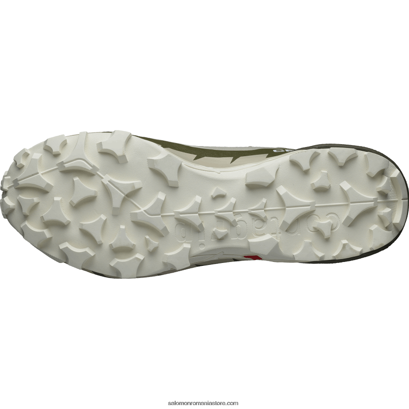Salomon gri penă/noapte măsliniu/alb cizme de drumetie dama - cross hike 2 mid gore-tex 6D8X2J736