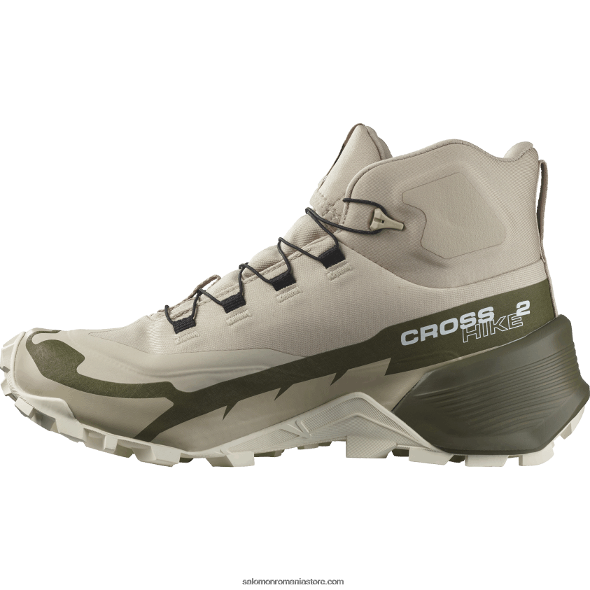 Salomon gri penă/noapte măsliniu/alb cizme de drumetie dama - cross hike 2 mid gore-tex 6D8X2J736