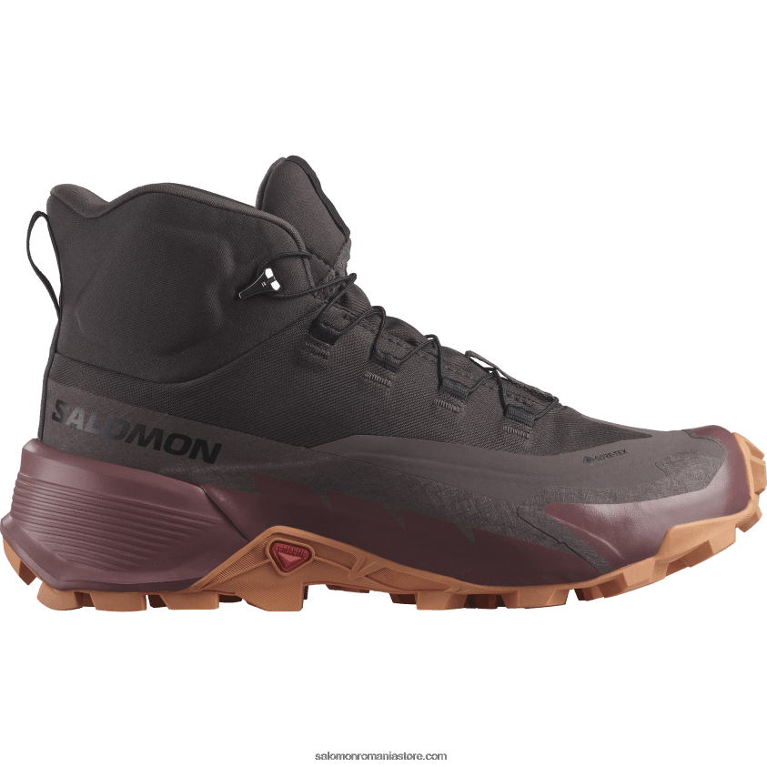 Salomon șisturi/ghimbir sălbatic/aur coral cizme de drumetie dama - cross hike 2 mid gore-tex 6D8X2J737