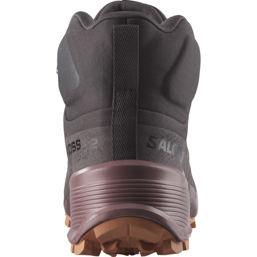 Salomon șisturi/ghimbir sălbatic/aur coral cizme de drumetie dama - cross hike 2 mid gore-tex 6D8X2J737