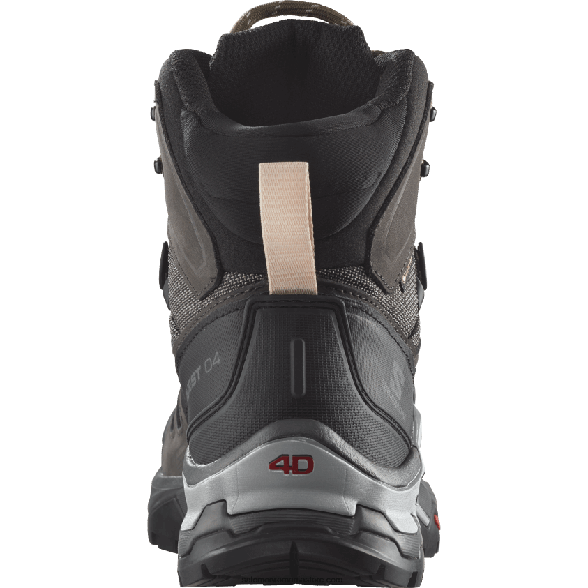 Salomon magnet/negru/sarut de soare ghete de drumeție din piele de damă - quest 4 gore-tex 6D8X2J1128