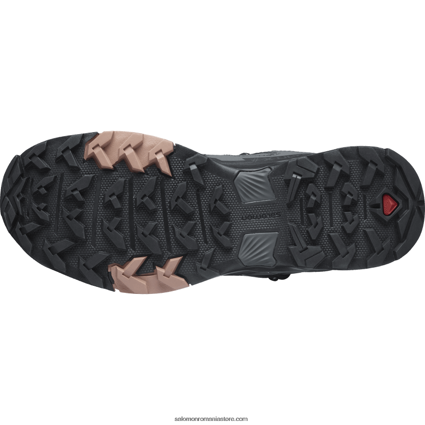 Salomon mousse de abanos/mocha/crema de migdale cizme de drumetie dama - x ultra 4 mid gore-tex 6D8X2J1133