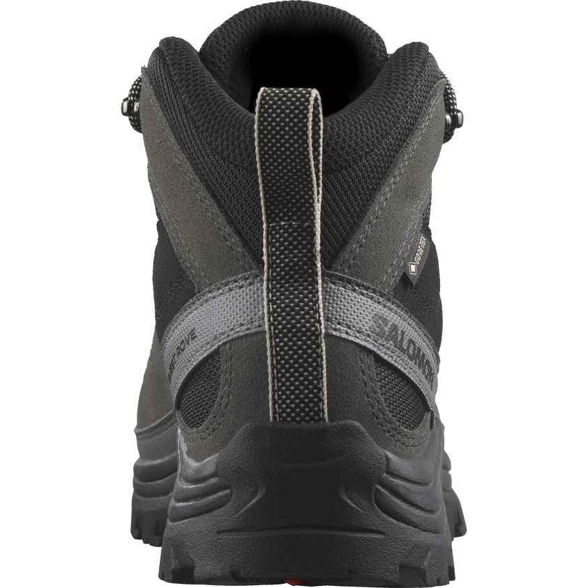 Salomon negru/magnet/nuanta linistita cizme de drumetie dama din piele - quest rove gore-tex 6D8X2J1142