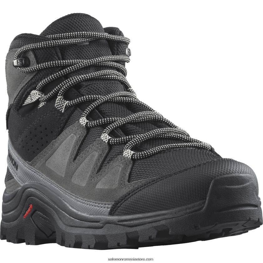 Salomon negru/magnet/nuanta linistita cizme de drumetie dama din piele - quest rove gore-tex 6D8X2J1142