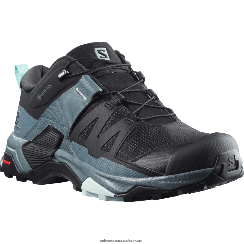 Salomon negru/ vreme furtunoasă/ albastru opal pantofi de drumeție damă - x ultra 4 gore-tex 6D8X2J1137
