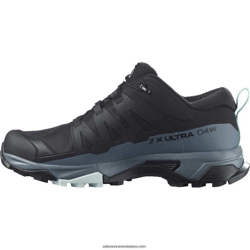 Salomon negru/ vreme furtunoasă/ albastru opal pantofi de drumeție damă - x ultra 4 gore-tex 6D8X2J1137