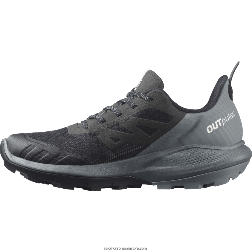 Salomon negru/ vreme furtunoasă/ gheață de vanilie pantofi de drumeție damă - outpulse gore-tex 6D8X2J1123