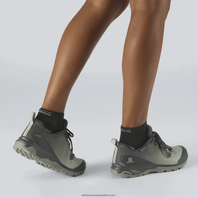 Salomon urban chic/mineral gri/shadow pantofi de drumeție damă - vaya gore-tex 6D8X2J1146