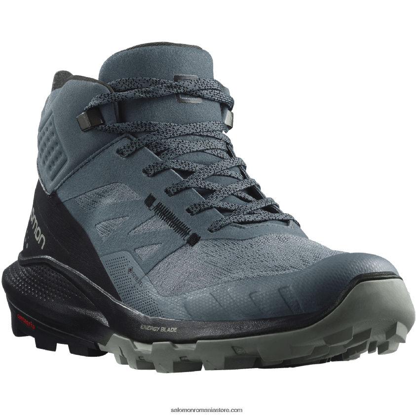 Salomon vreme furtunoasă/negru/fier forjat cizme de drumetie dama - outpulse mid gore-tex 6D8X2J1116