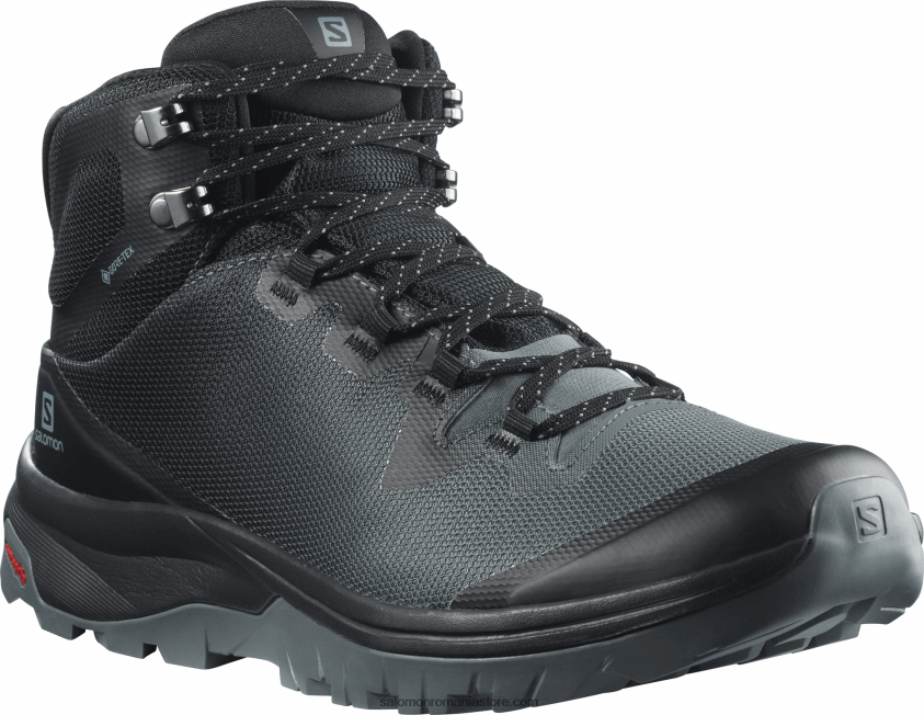 Salomon vreme furtunoasă/negru/trooper cizme de drumeție damă - vaya mid gore-tex 6D8X2J1283